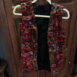 VINTAGE Multicolor Patterned Women's Vest